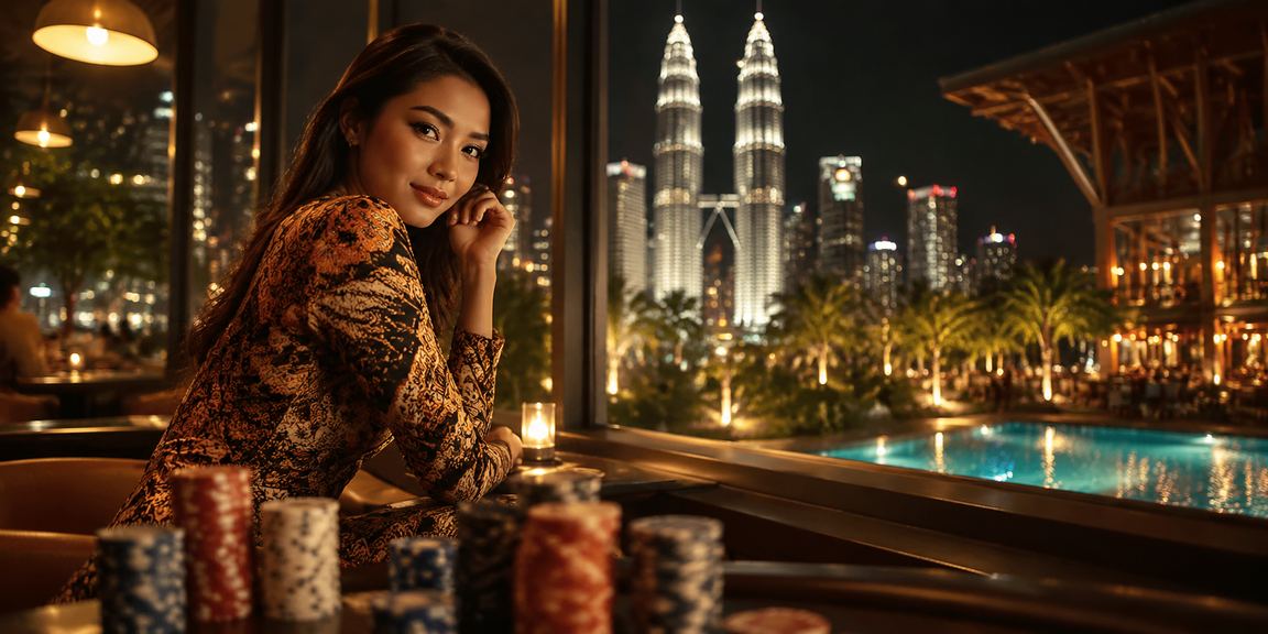 Kempen hiburan kasino sempena perayaan di Kuala Lumpur Malaysia
